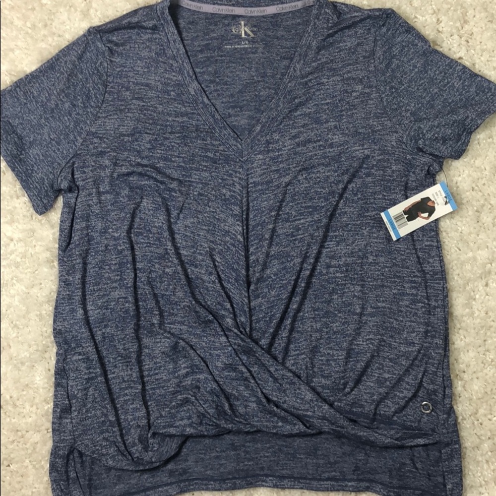 Calvin Klein V neck shirt. New with tag